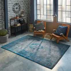 Vintage-Teppich, Grey Turquoise -Teppiche Verkäufe 5627 22469 Milieu
