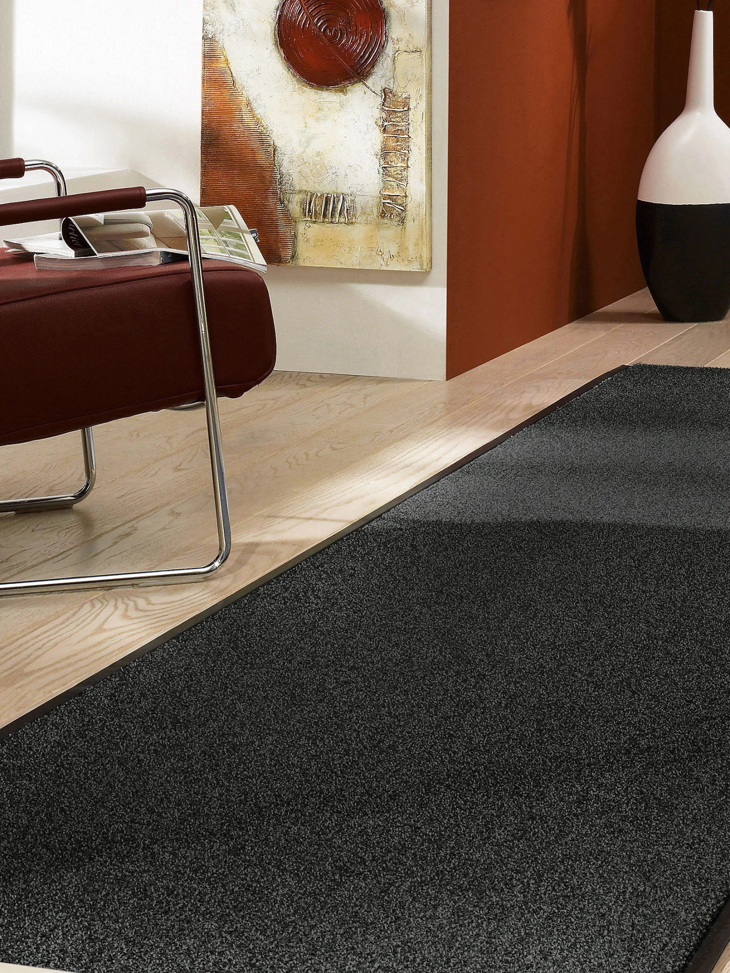 Sauberlaufmatte, Schwarz 3 Sauberlaufmatte, Schwarz