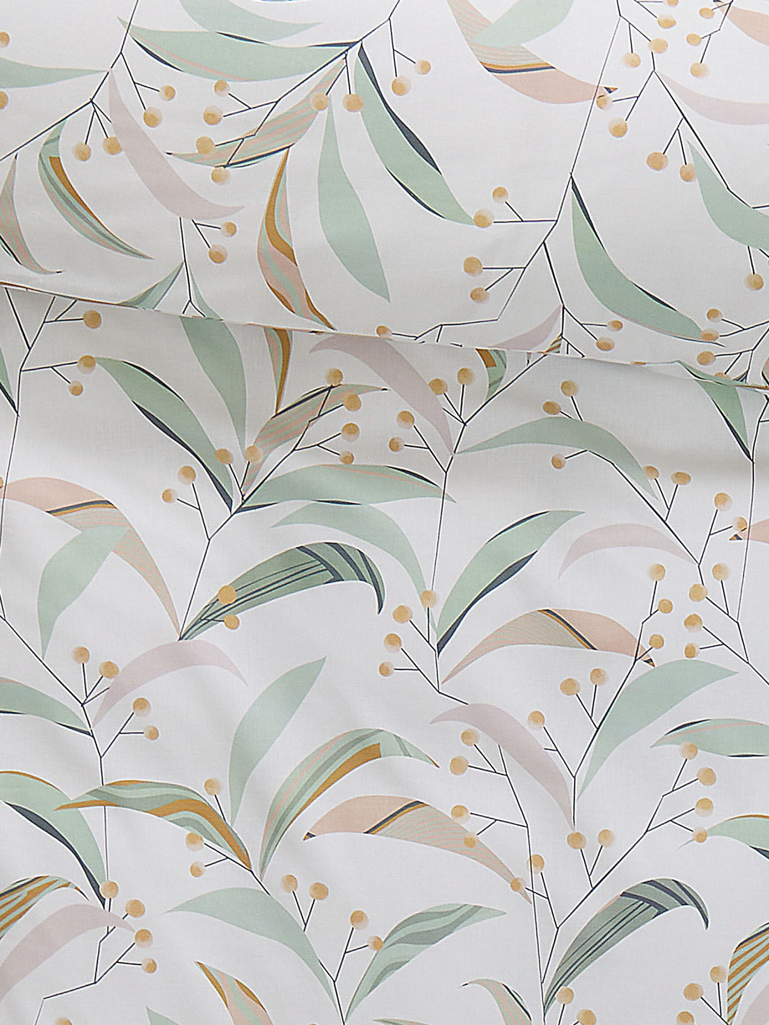 Renforcé-Bettwäsche, Lindgrün 5 Renforcé-Bettwäsche, Lindgrün – Bild 3