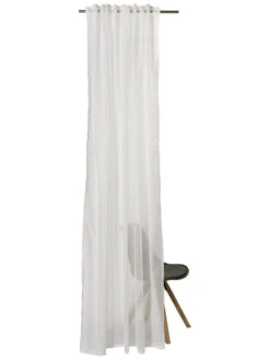 Vorhang Mit Gardinenband, Ecru 9 Vorhang Mit Gardinenband, Ecru -Teppiche Verkäufe Amalia Gardine verdeckteSchlaufe creme ecru 140x245 pla2