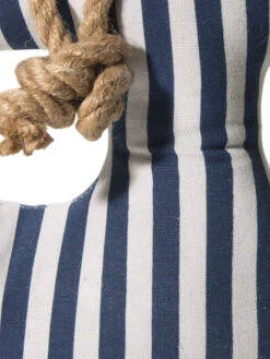 Objekt, Blau/Weiss -Teppiche Verkäufe Anchor Tuerstopper Weiss BlauWeiss 10x33x28 lup