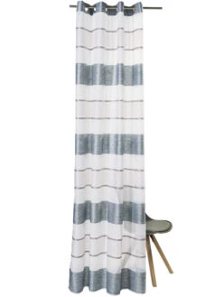 Ösenschal, Aqua 9 Ösenschal, Aqua -Teppiche Verkäufe Aria Gardine Oesenschal Blau Aqua 140x245 pla2