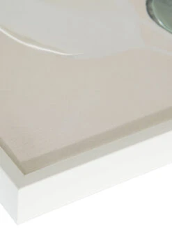 Leinwand-Druck-handbemalt, Hellgrün/Weiss -Teppiche Verkäufe Astala Druckgerahmt Gruen HellgruenWeiss 50x70 lup2