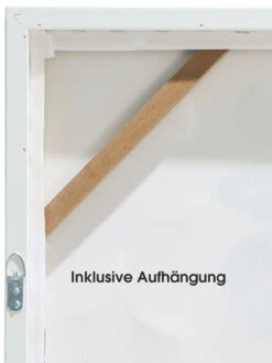 Leinwand-Druck-handbemalt, Hellgrün/Weiss -Teppiche Verkäufe Astala Druckgerahmt Gruen HellgruenWeiss 50x70 ruk
