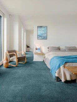 Velours-Teppichboden, Aqua 74