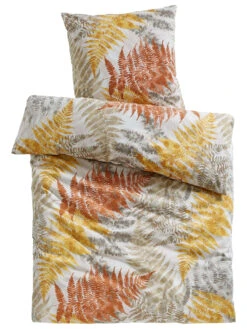 Bettwäsche, Curry -Teppiche Verkäufe AutumnVibes Bettwaesche Gelb Curry 135x200 pla