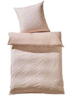 Renforcé-Bettwäsche, Samtrosa -Teppiche Verkäufe Babida Bettwaesche Rosa Samtrosa 135x200 pla