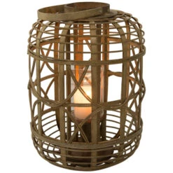 Laterne, Natural -Teppiche Verkäufe Balaro Laterne Braun Natural 32x32x45 per2