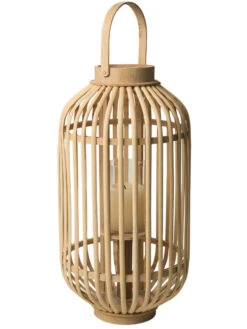 Laterne, Hellbeige -Teppiche Verkäufe BambuslichtBenny Laterne beige Hellbeige 25x25x48 per3