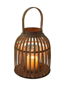 Windlicht, Natural -Teppiche Verkäufe Barara Windlicht Braun Natural 22x22x25 per1