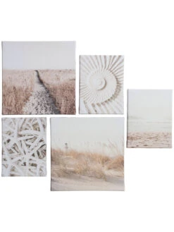 Leinwand Druck, Beige