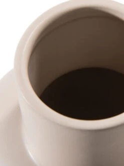 Vase, Beige -Teppiche Verkäufe Belly Vase Creme Beige 15x15x18 lup1