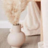 Vase, Beige -Teppiche Verkäufe Belly Vase Creme Beige 15x15x18 mil