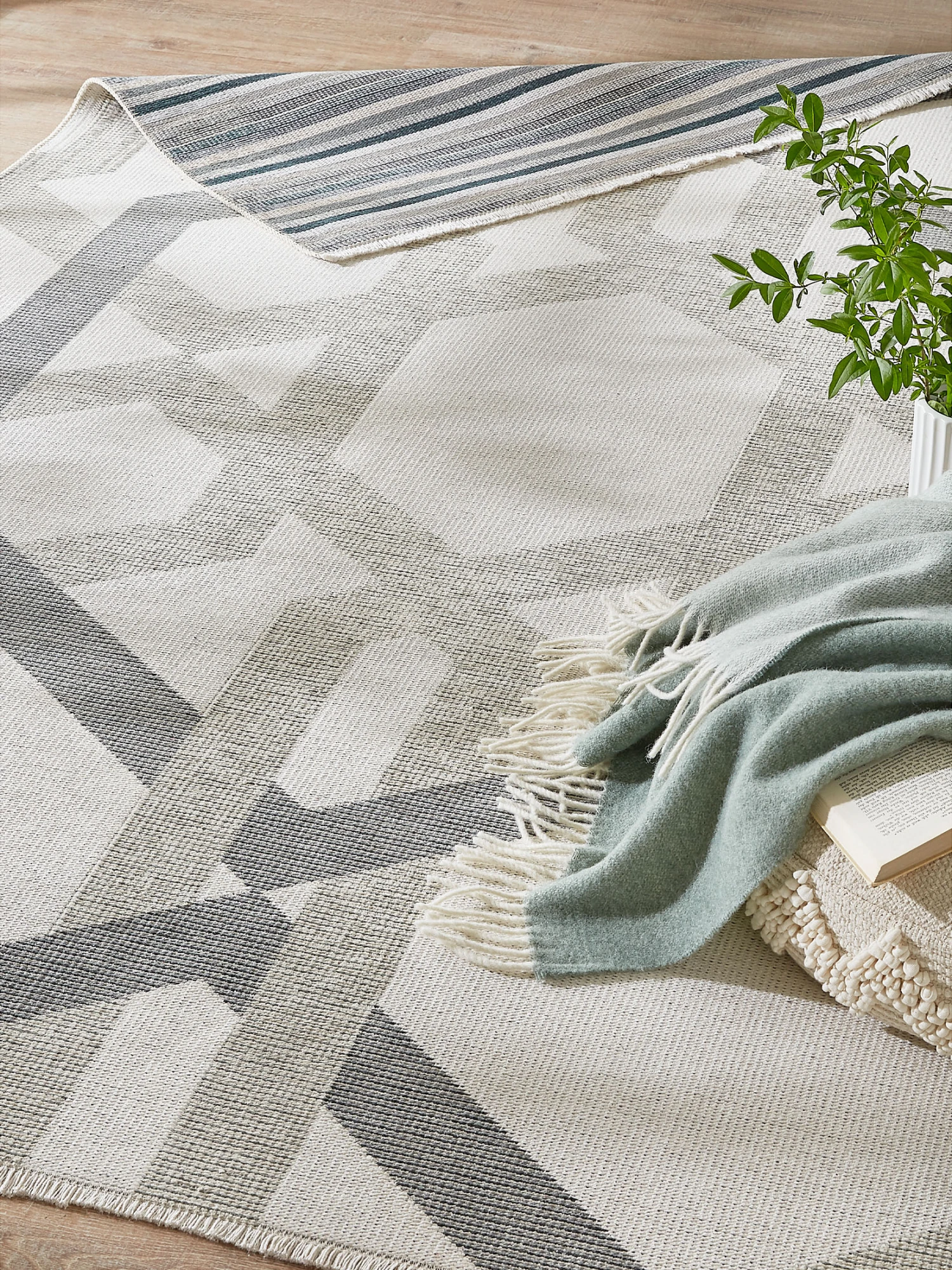 Moderner Teppich, Meeresgrün 3 Moderner Teppich, Meeresgrün