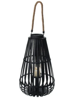 Laterne, Schwarz -Teppiche Verkäufe BlackShine Laterne Schwarz 35x35x60 per3