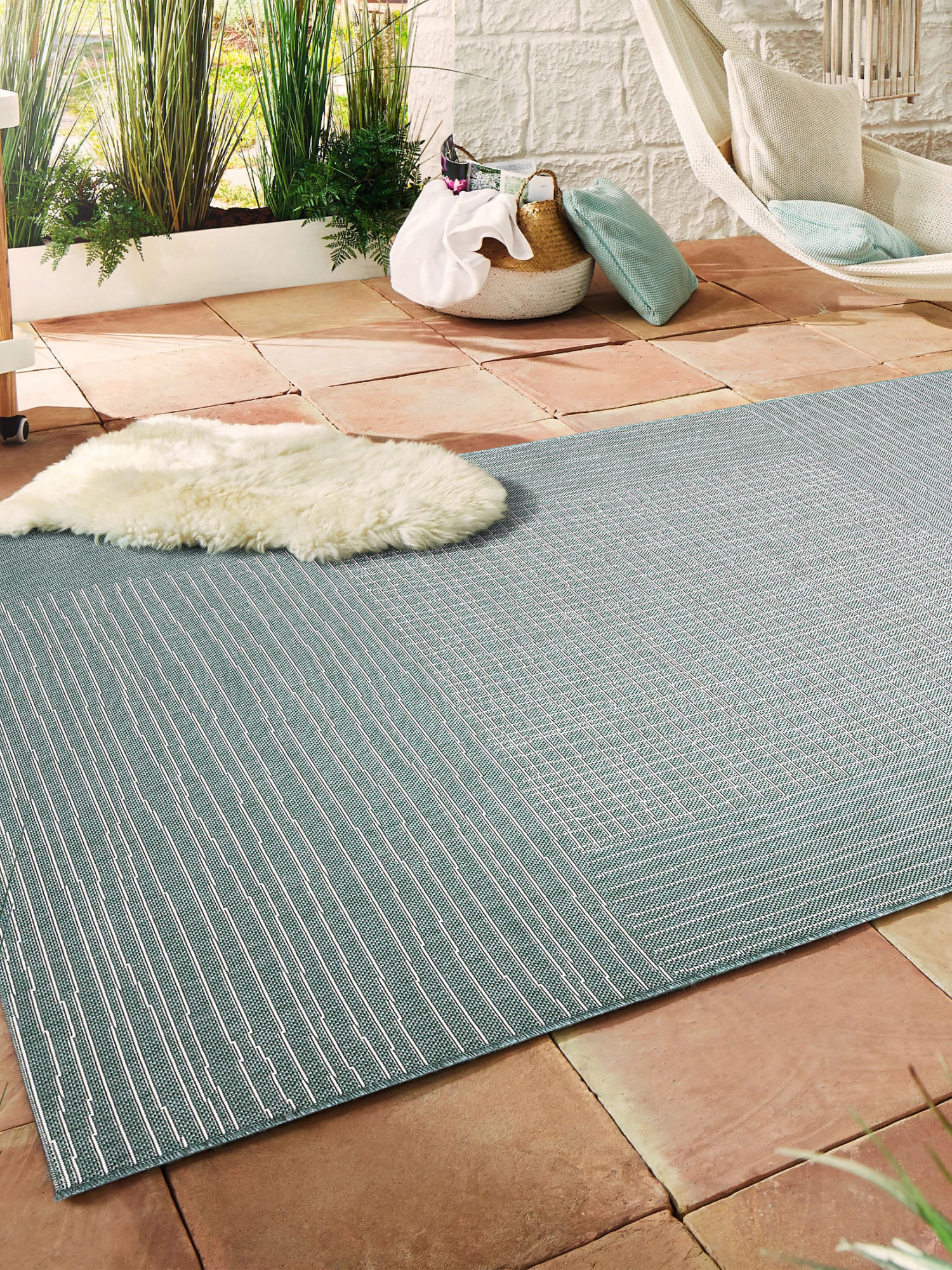 Outdoor-Teppich, Grün 3 Outdoor-Teppich, Grün