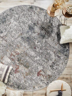 Vintage-Teppich, Dunkelgrau