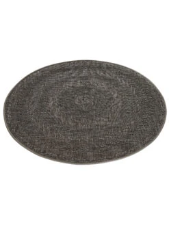 Outdoor-Teppich, Schiefer -Teppiche Verkäufe Camino Outdoor Teppich Dunkelgrau Schiefer 120rund fper