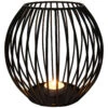 Teelichthalter, Black -Teppiche Verkäufe CandleBall Teelichthalter Schwarz Black 18x18x172C1 per2