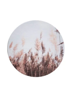 Leinwand Druck, Dunkelbeige -Teppiche Verkäufe Canvas3er Bild Natur Grau Dunkelbeige 30rund pla