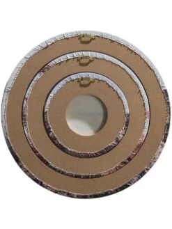 Leinwand Druck, Dunkelbeige -Teppiche Verkäufe Canvas3er Bild Natur Grau Dunkelbeige 40rund ruk