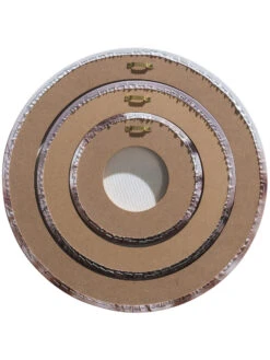 Leinwand Druck, Hellbraun -Teppiche Verkäufe Canvas3er Bild Pampas rosa Multicolor 40rund ruk