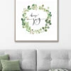 Leinwand-Druck-gerahmt, Weiss/Grün -Teppiche Verkäufe ChooseJoy Druckgerahmt Gruen WeissGruen 32x32 mil