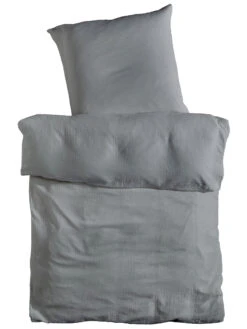 Bettwäsche, Anthrazit 6 Bettwäsche, Anthrazit -Teppiche Verkäufe Cloudy Bettwaesche Dunkelgrau Anthrazit 135x200 pla2