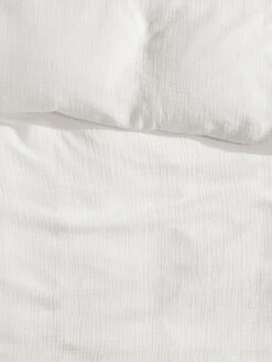 Musselin-Bettwäsche, Creme -Teppiche Verkäufe Cloudy Bettwaesche Weiss Creme 135x200 lup2