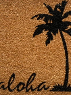 Fußmatte, Aloha -Teppiche Verkäufe Cochin Fussmatte Braun Aloha 45x75 lup