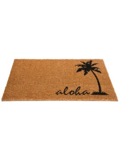 Fußmatte, Aloha -Teppiche Verkäufe Cochin Fussmatte Braun Aloha 45x75 per