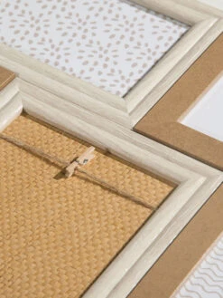 Bilderrahmen, Beige -Teppiche Verkäufe CollageNatural Bilderrahmen Creme Beige 10x15 lup2