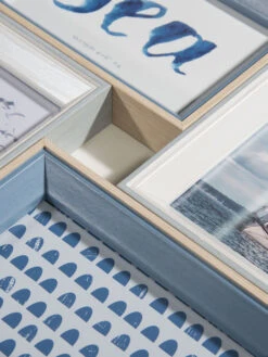 Bilderrahmen, Grau/Blau -Teppiche Verkäufe CollageSea Bilderrahmen Blau GrauBlau 10x15 lup2