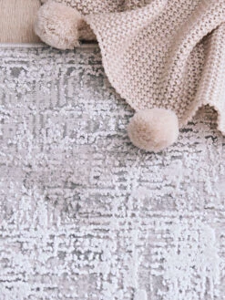 Vintage-Teppich, Mattsilber 12 Vintage-Teppich, Mattsilber -Teppiche Verkäufe Cornhill DesignerTeppich hellgrau Mattsilber 160x230 lup3