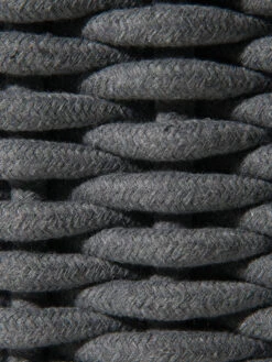 Korb, Anthrazit -Teppiche Verkäufe Cotiri Korb Dunkelgrau Anthrazit 35x35x20 lup3