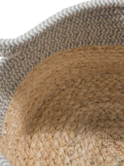 Korb, Grau/Beige -Teppiche Verkäufe Cotiro Korb Grau GrauBeige 25x30x16 lup2