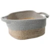 Korb, Grau/Beige -Teppiche Verkäufe Cotiro Korb Grau GrauBeige 25x30x16 per
