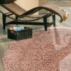 Hochflor-Teppich, Rose