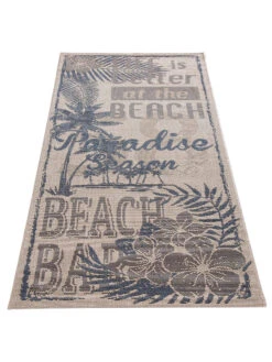 Küchenläufer, Beach -Teppiche Verkäufe Cuisine FlachgewebeTeppich Hellblau Beach 80x200 per