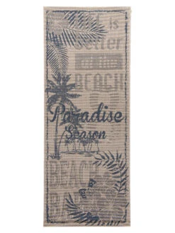 Küchenläufer, Beach -Teppiche Verkäufe Cuisine FlachgewebeTeppich Hellblau Beach 80x200 pla