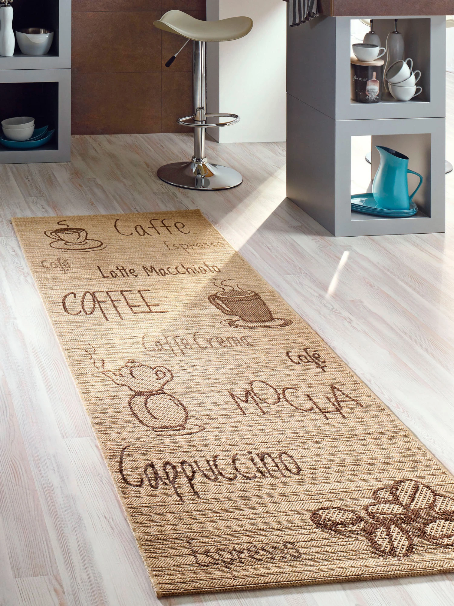 Küchenläufer, Beige 3 Küchenläufer, Beige