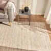 Woll-Teppich, Dunkelbeige 1 Woll-Teppich, Dunkelbeige -Teppiche Verkäufe Damhus HandwebTeppich Beige Dunkelbeige 170x230 mil