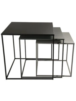 Tisch, Grau -Teppiche Verkäufe DarkTable Tisch Set per 2