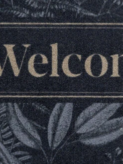 Sauberlaufmatte, Forets Leaves Grey -Teppiche Verkäufe Door Fussmatte Grau ForetsLeavesGrey 50x80 lup