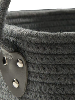 Korb, Grau/Weiss -Teppiche Verkäufe DoubleBag Korb GrauWeiss 35x35x26 lup1