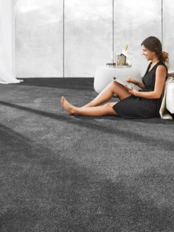 Velours-Teppichboden, Graphit 99