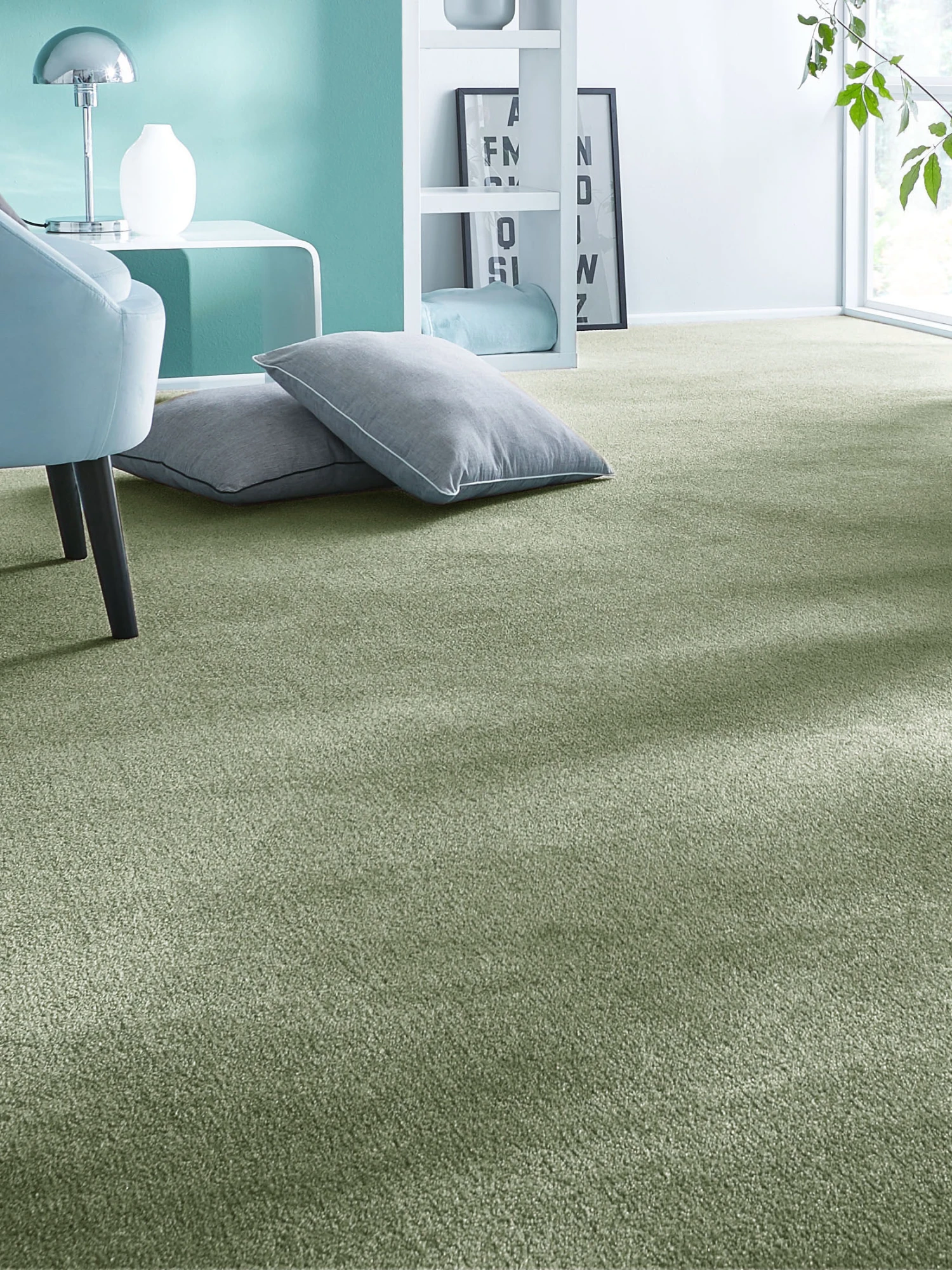 Velours-Teppichboden, Green 22 3 Velours-Teppichboden, Green 22