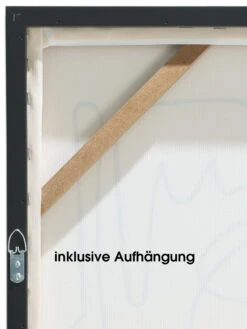 Leinwandbild, Schwarz/Weiss -Teppiche Verkäufe Endless Druckgerahmt Weiss SchwarzWeiss 50x70 ruk