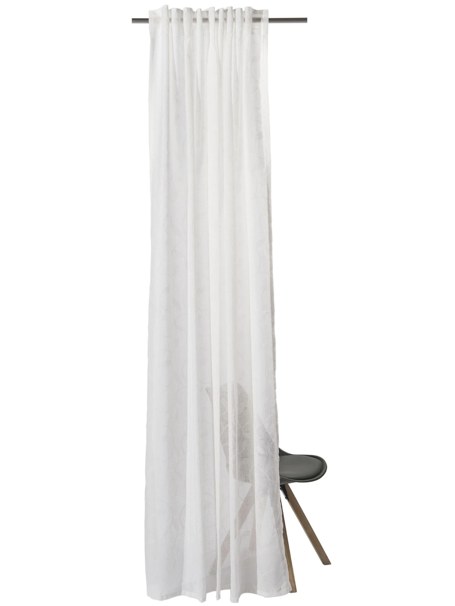 Vorhang Mit Gardinenband, Offwhite 5 Vorhang Mit Gardinenband, Offwhite – Bild 3