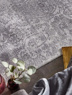 Vintage-Teppich, Marmor -Teppiche Verkäufe Escape VintageTeppich Hellgrau Marmor 160x230 lup2